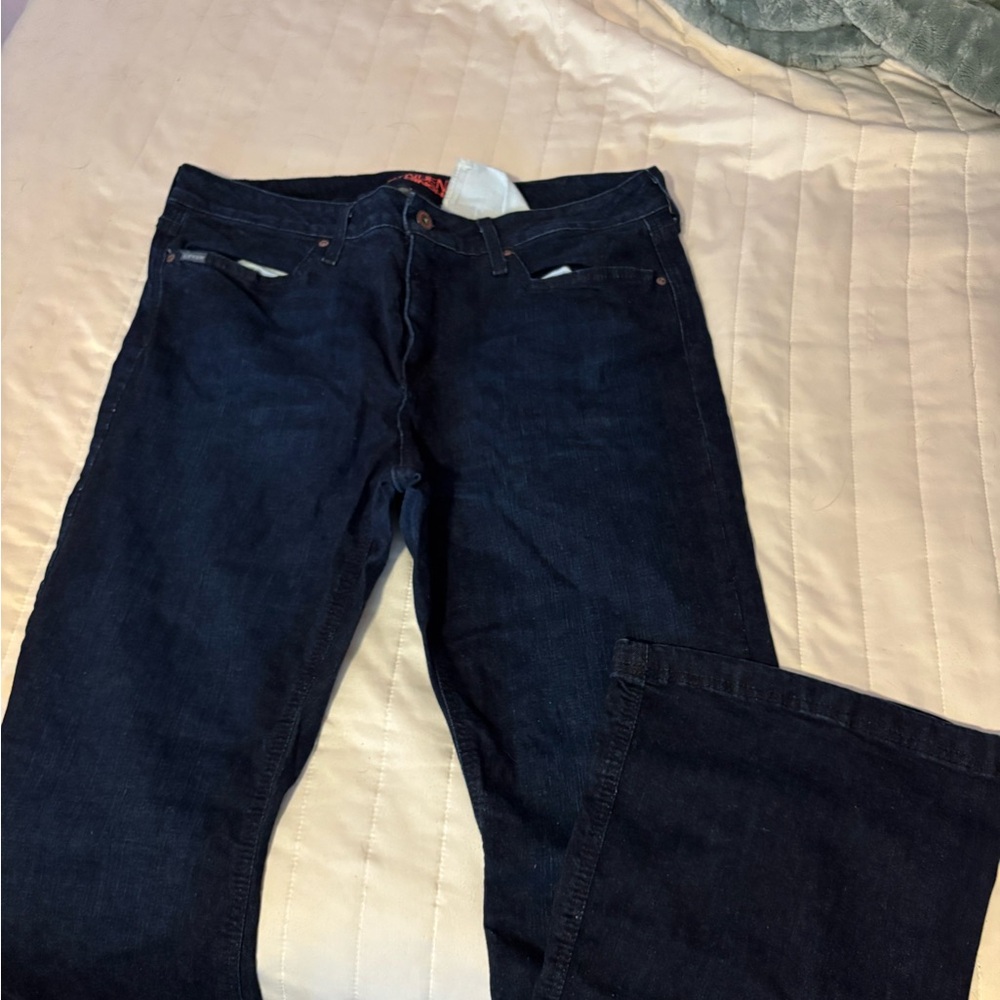 Cinch Dark Blue Flare & Wide Leg Jeans